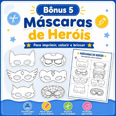 Bônus 5: Máscaras de Heróis