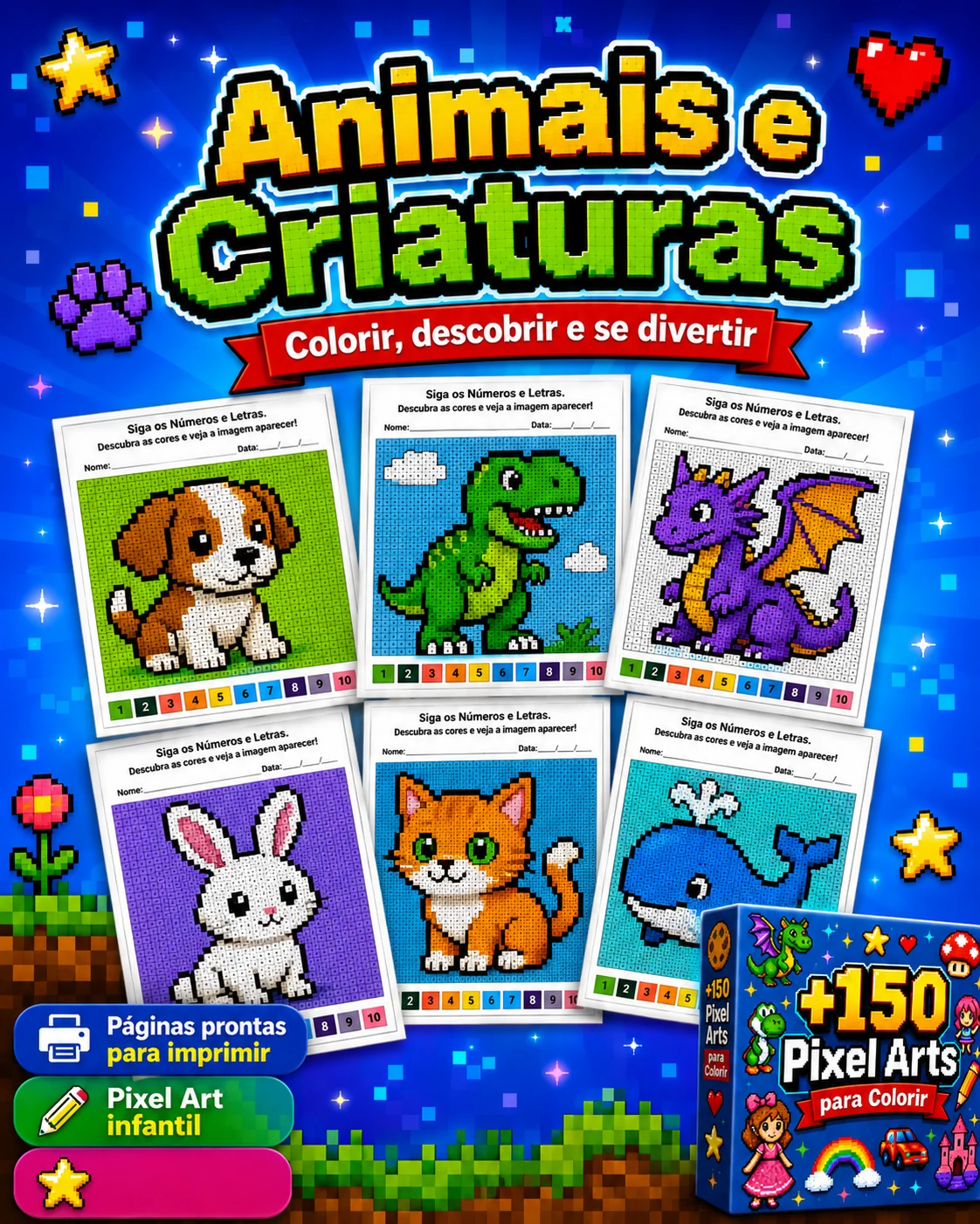 Exemplo de atividade Pixel Art