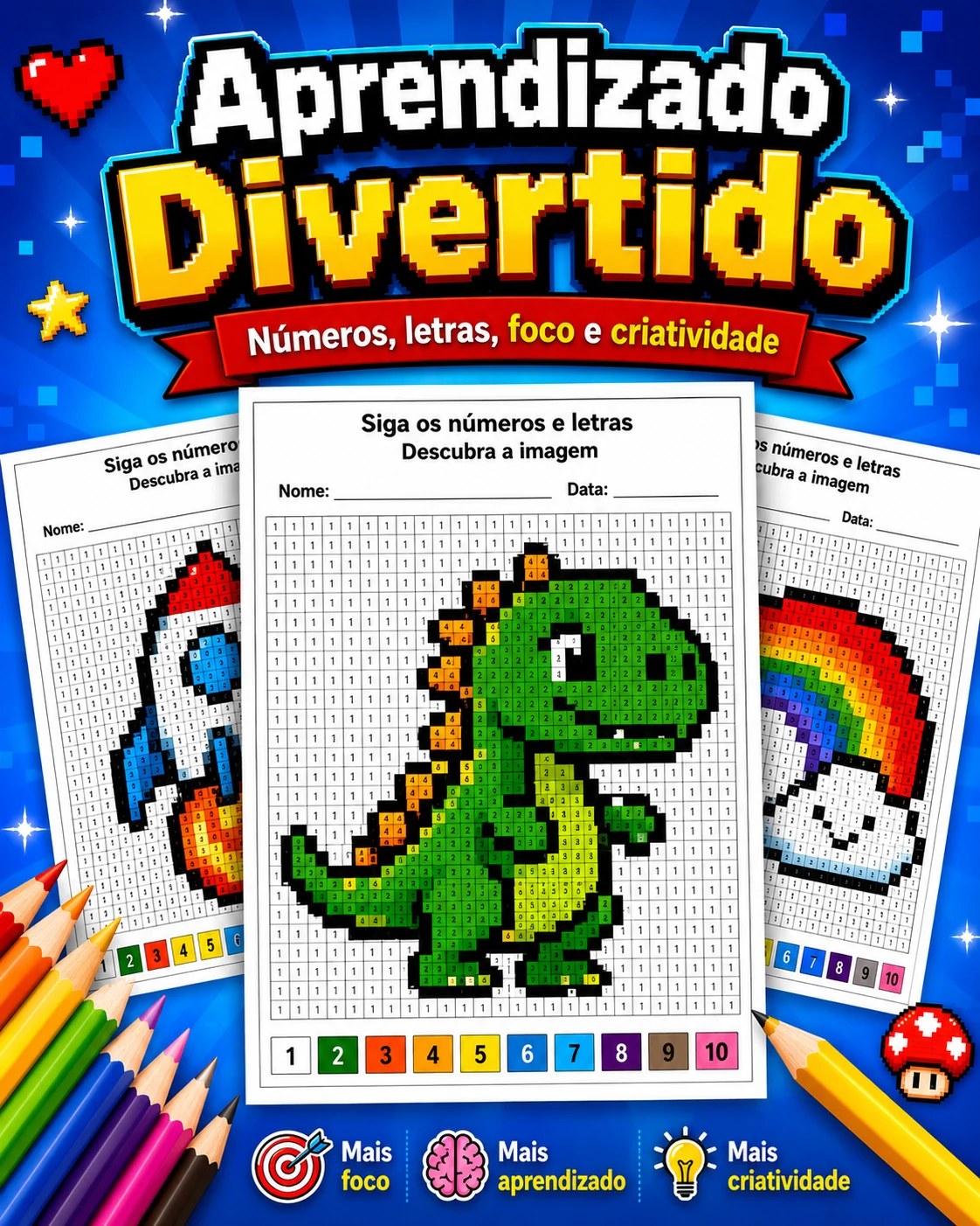 Exemplo de atividade Pixel Art