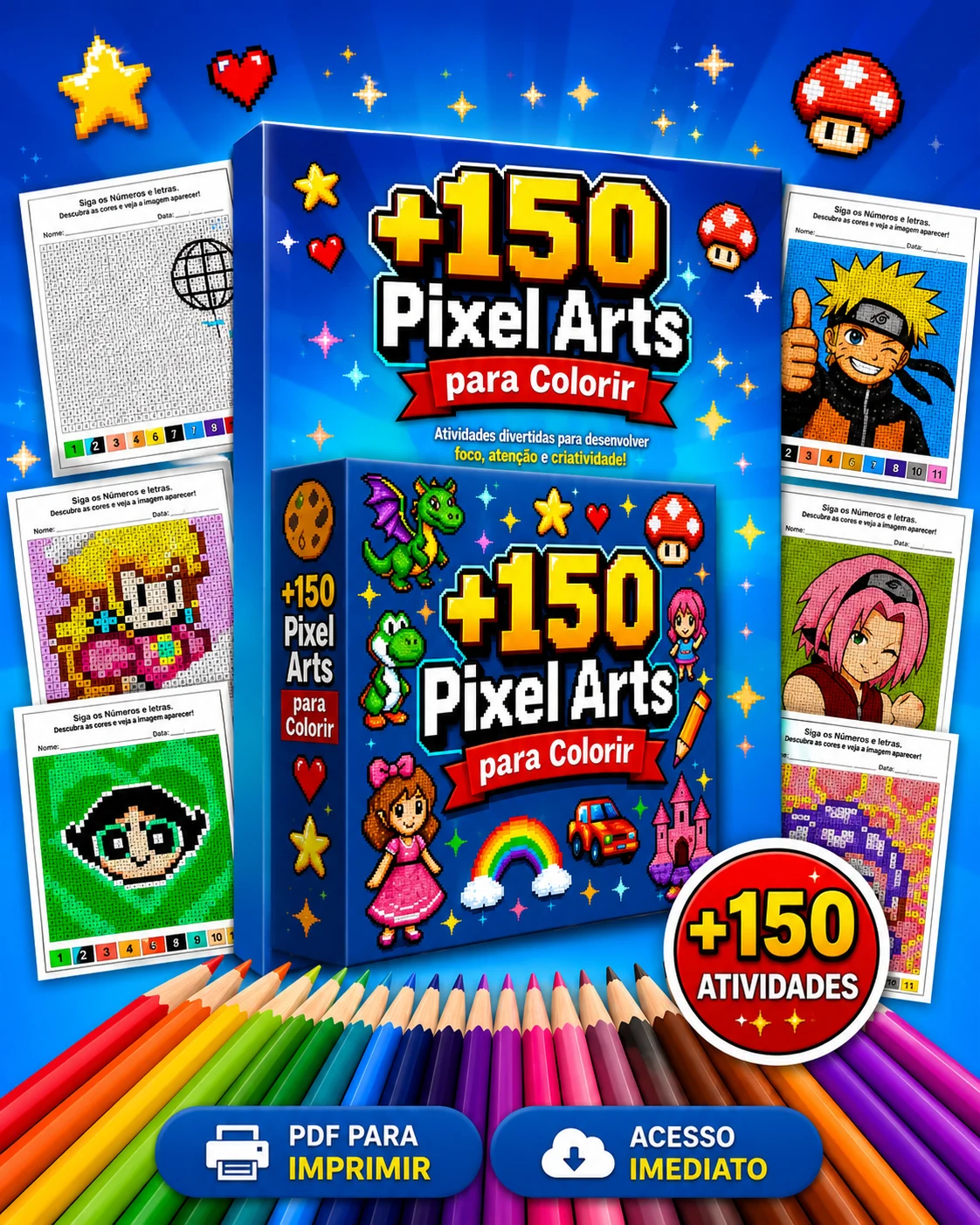 Pacote PixelKids Criativo